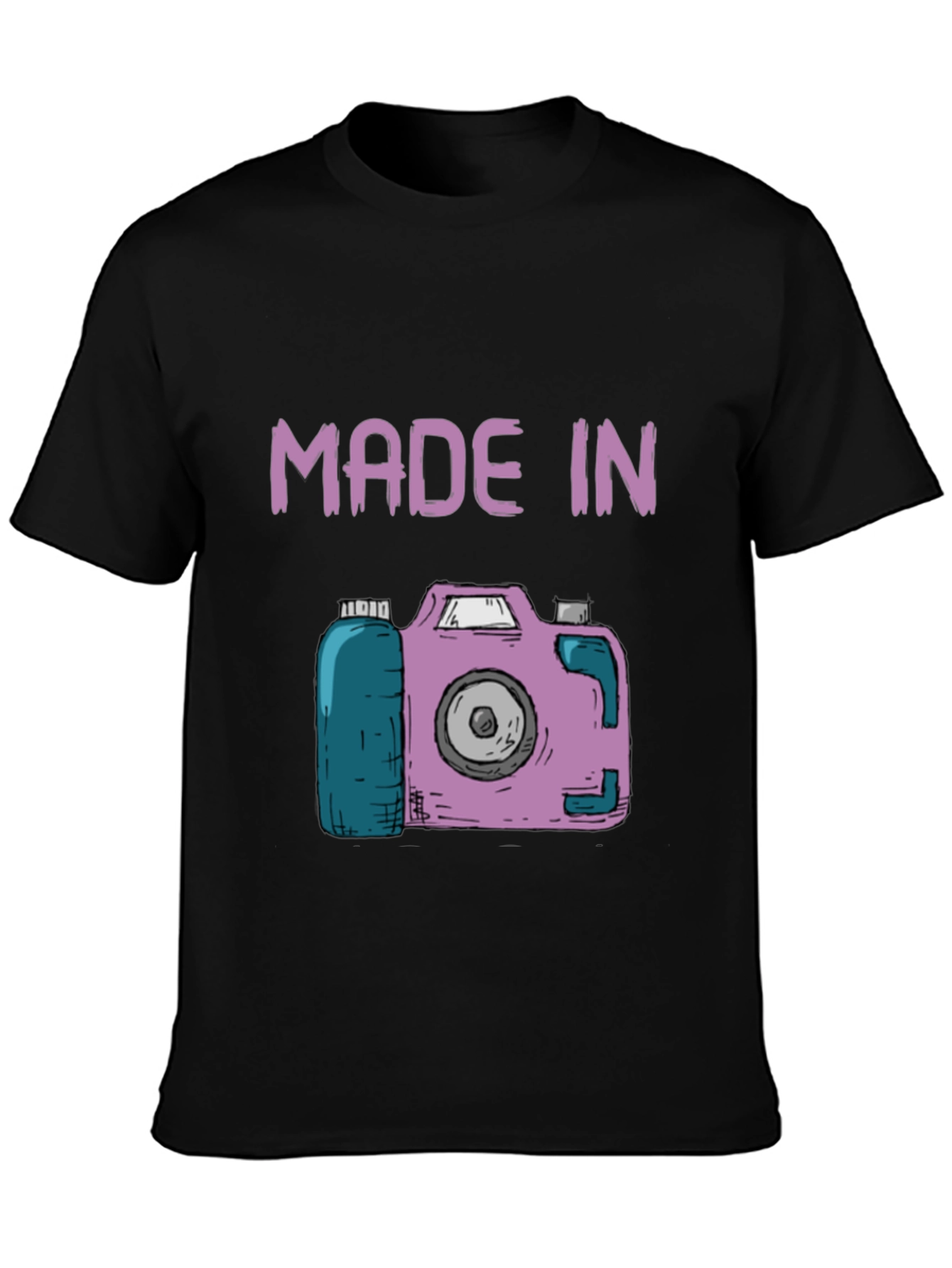 Made In Camera T-Shirt - Unique Photography Gift