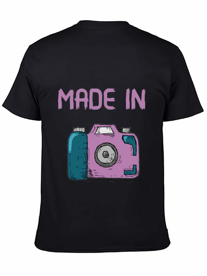 Made In Camera T-Shirt - Unique Photography Gift