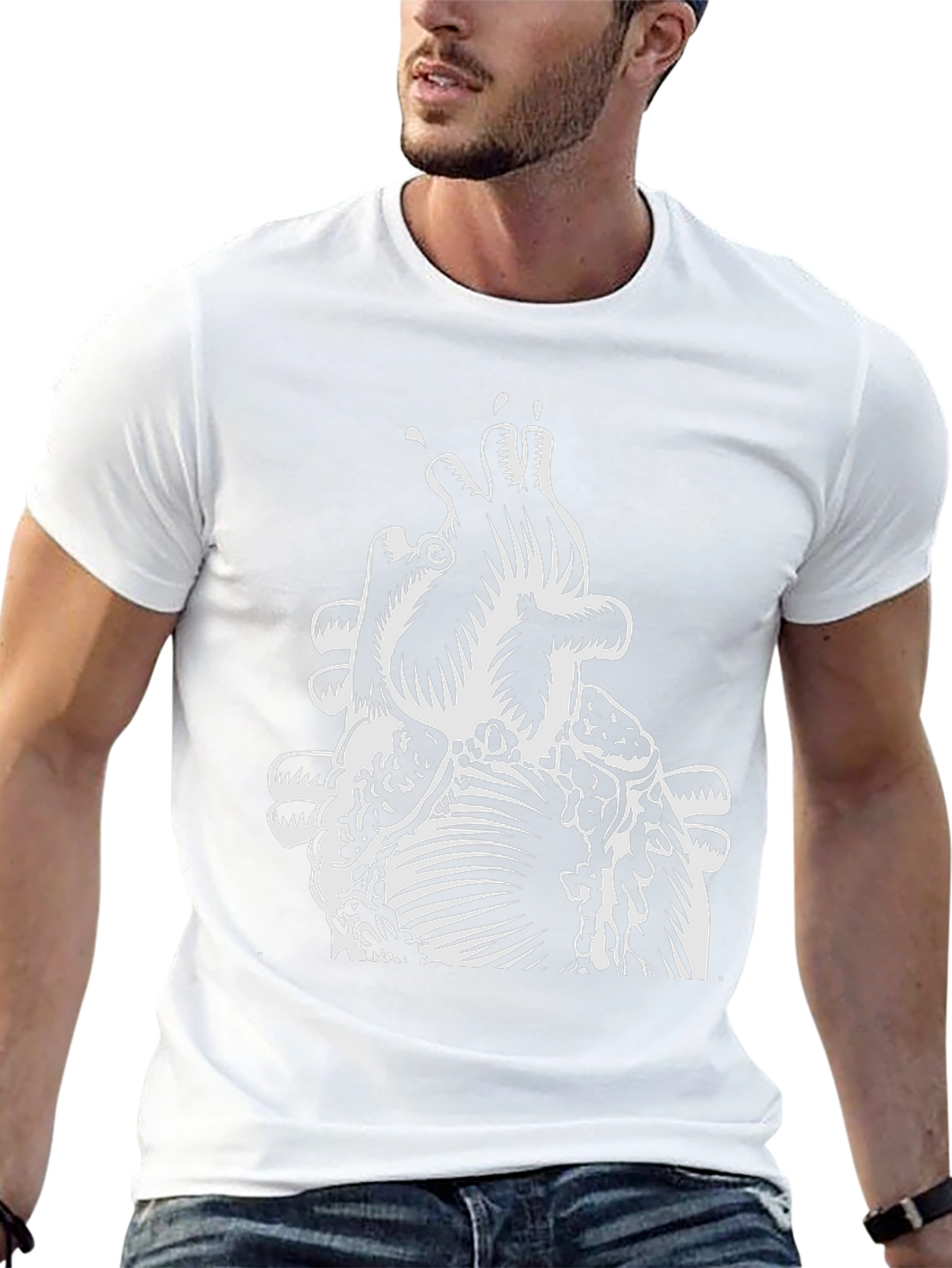 Anatomical Heart Graphic Tee - Mens Black T-Shirt