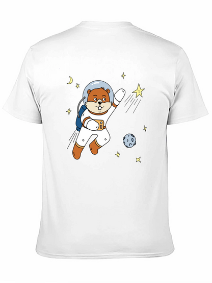 Astronaut Beaver T-Shirt - Space Adventure