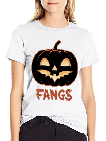 Fangs Halloween T-Shirt