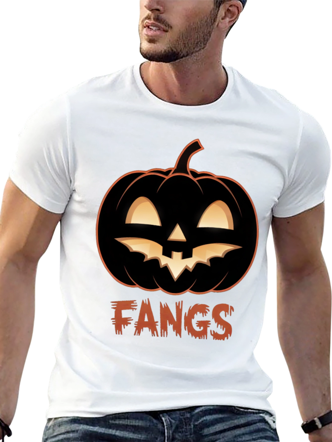 Fangs Halloween T-Shirt