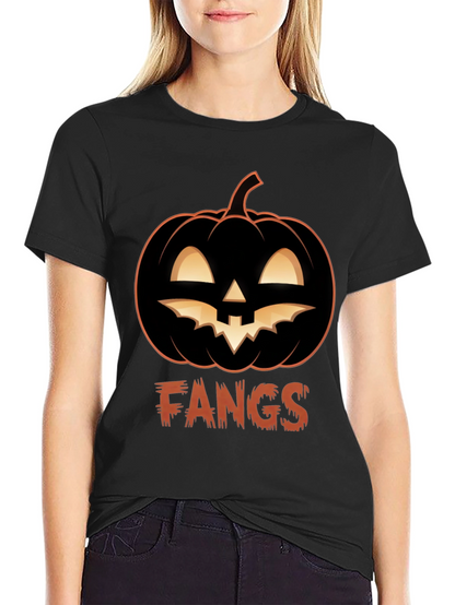 Fangs Halloween T-Shirt