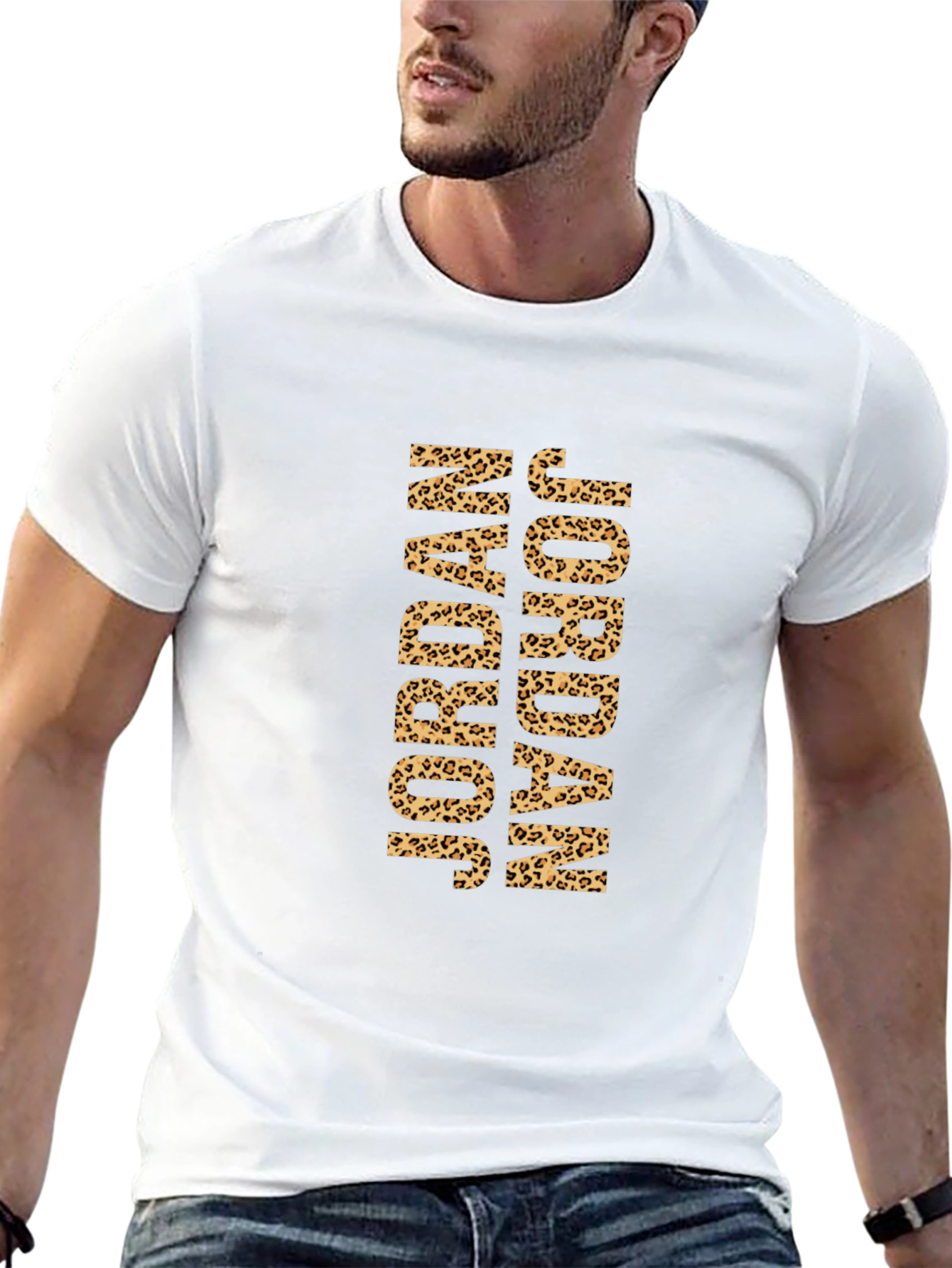 JORDAN Leopard Print T-Shirt