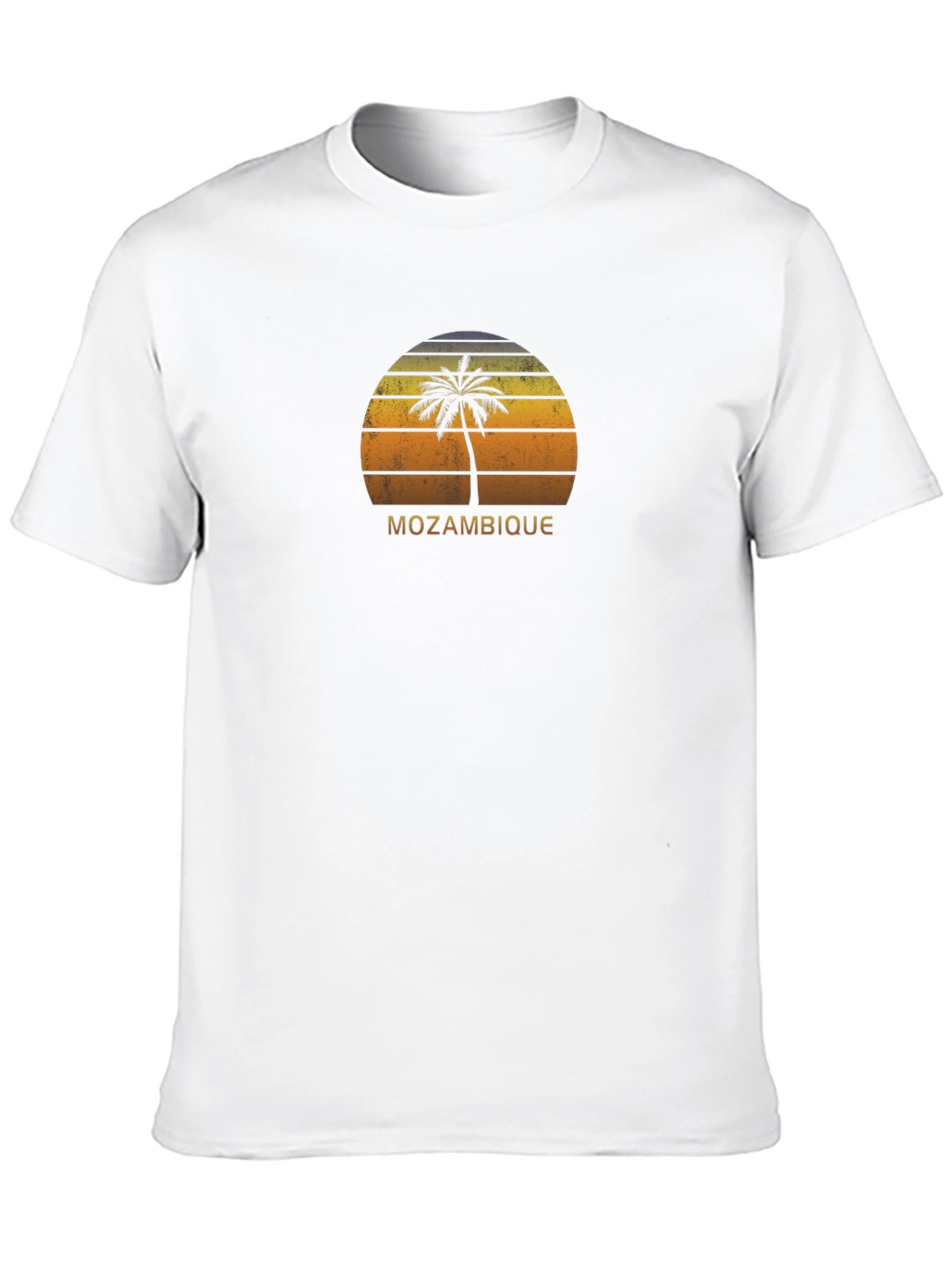 Mozambique Palm Tree Retro T-Shirt