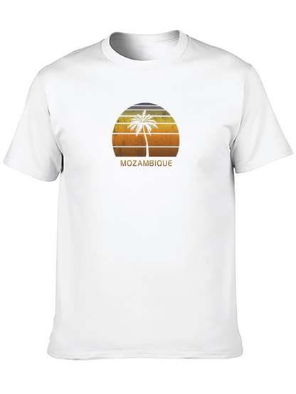 Mozambique Palm Tree Retro T-Shirt