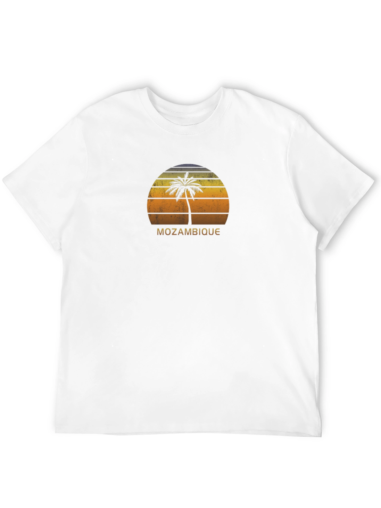 Mozambique Palm Tree Retro T-Shirt