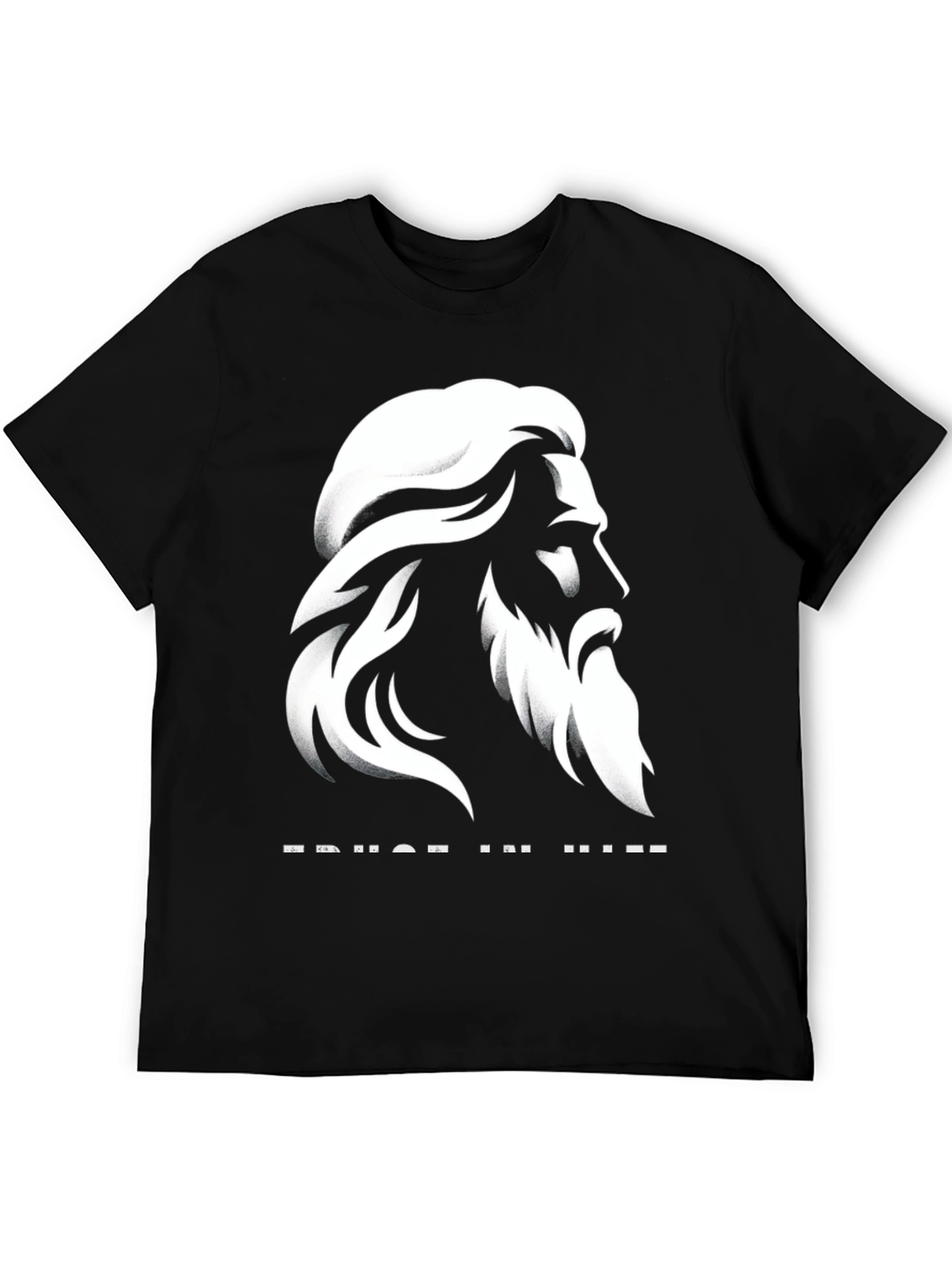 Trust in Him Graphic T-Shirt - Black