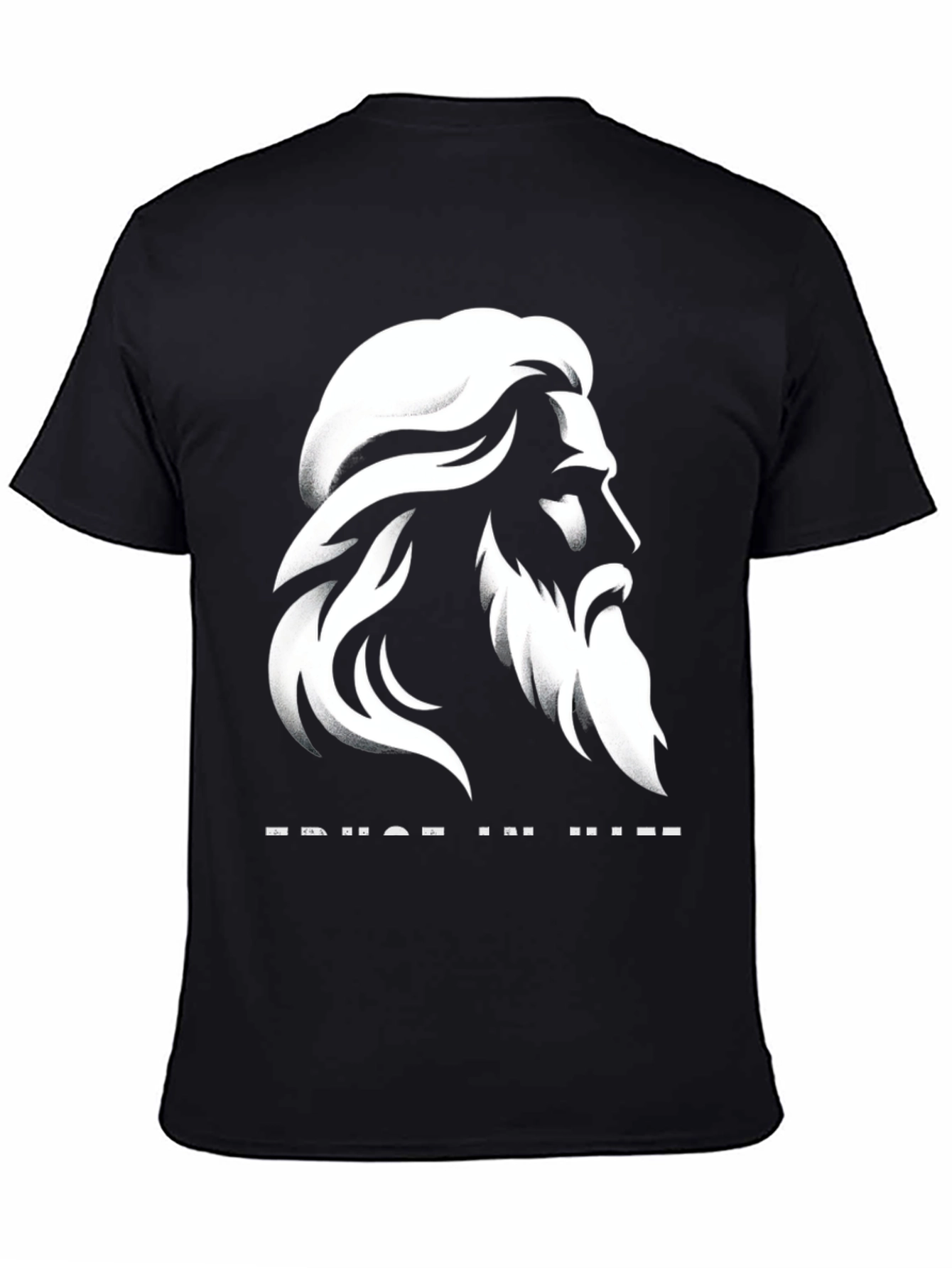 Trust in Him Graphic T-Shirt - Black