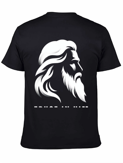 Trust in Him Graphic T-Shirt - Black