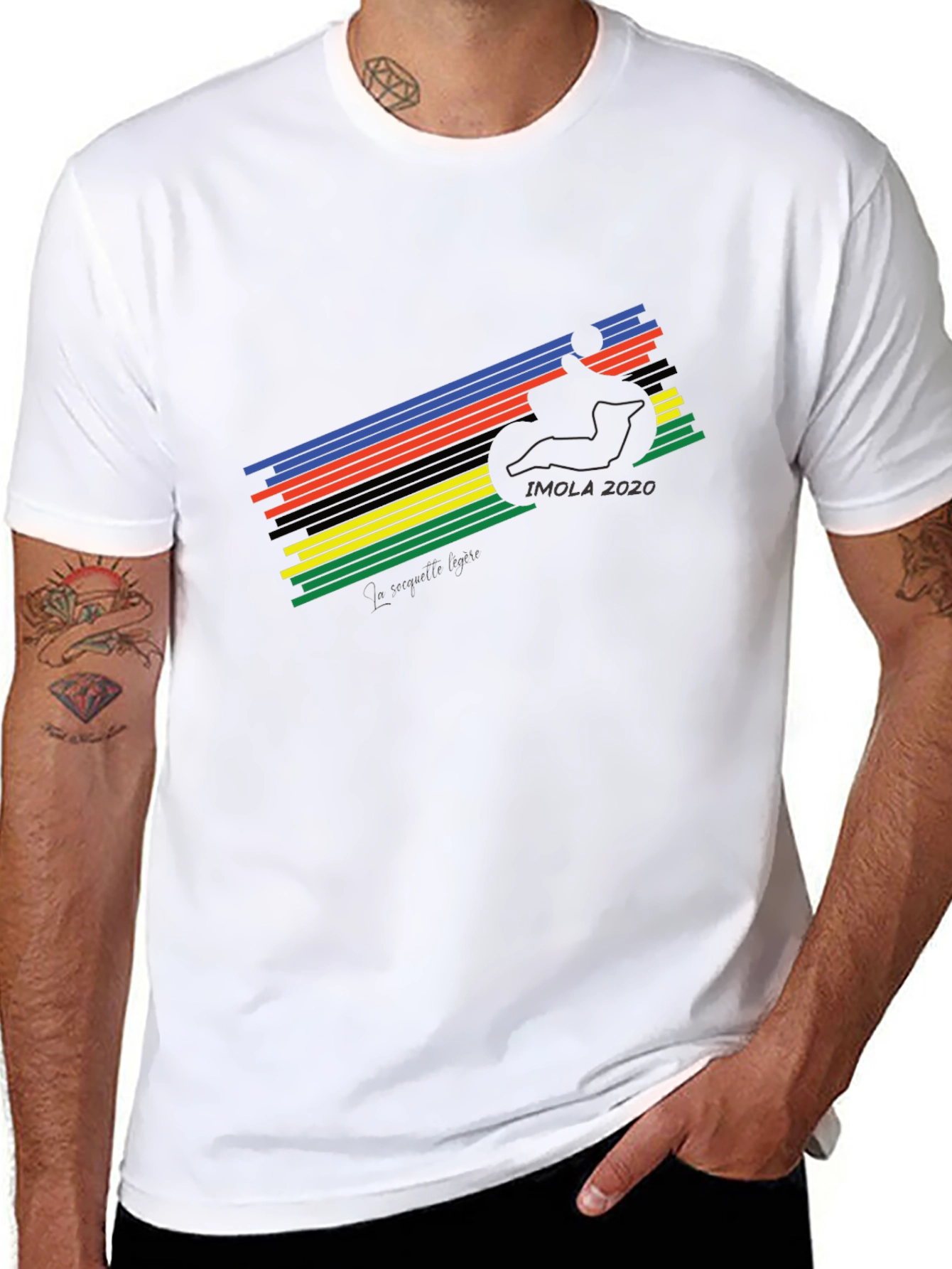 IMOLA 2020 T-Shirt Cycling Art Tee
