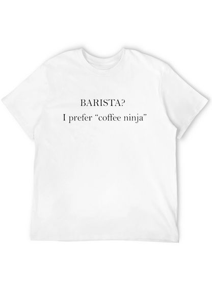 Coffee Ninja Graphic Tee - Barista Humor
