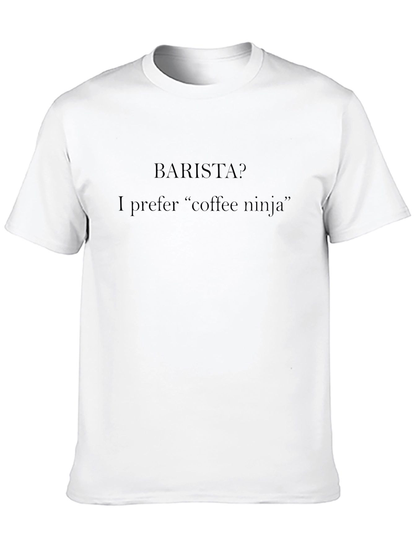 Coffee Ninja Graphic Tee - Barista Humor