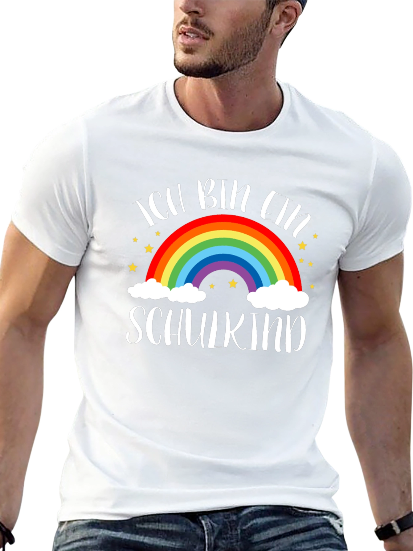 Ich Bin Ein Schulkind Rainbow T-Shirt