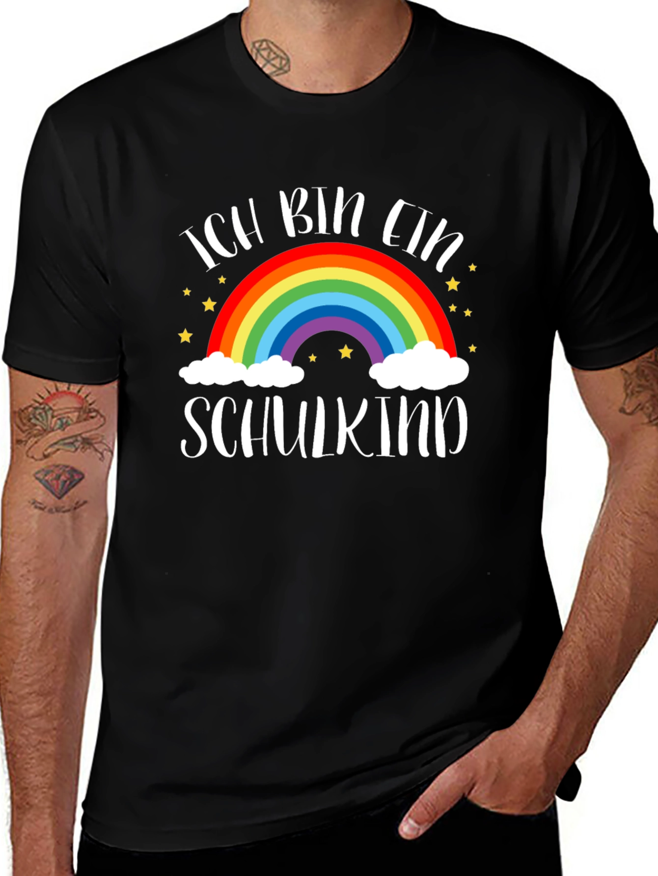Ich Bin Ein Schulkind Rainbow T-Shirt