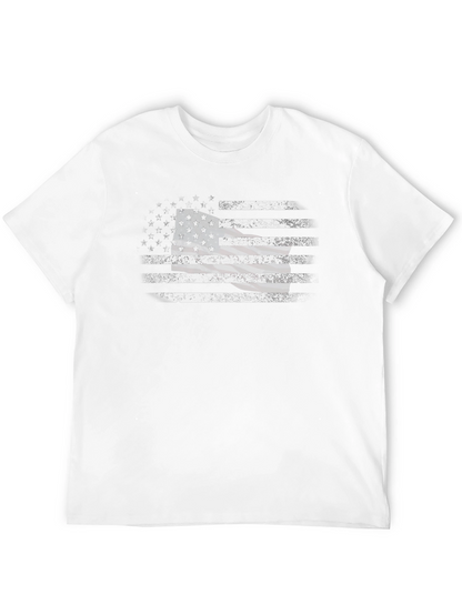 Distressed American Flag Graphic T-Shirt