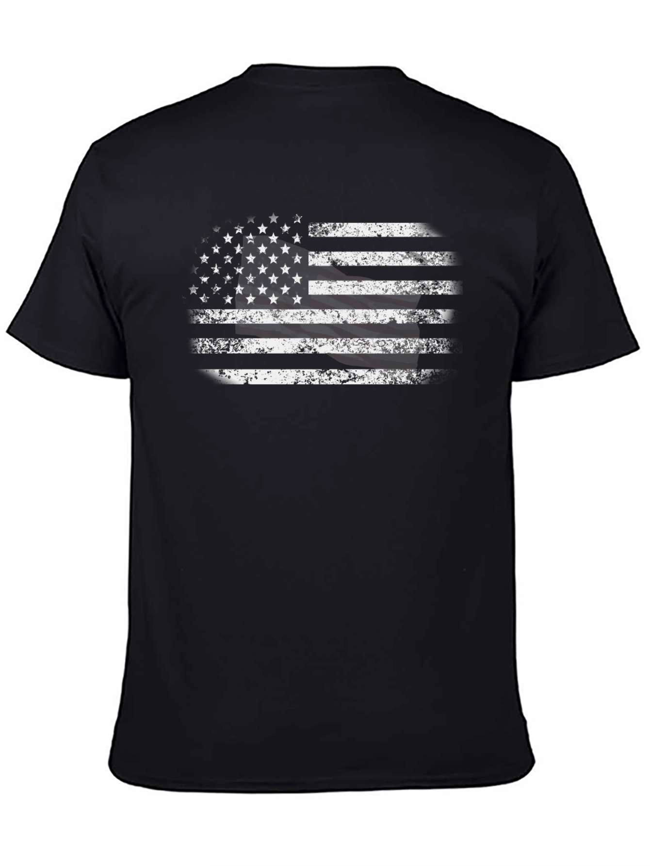 Distressed American Flag Graphic T-Shirt