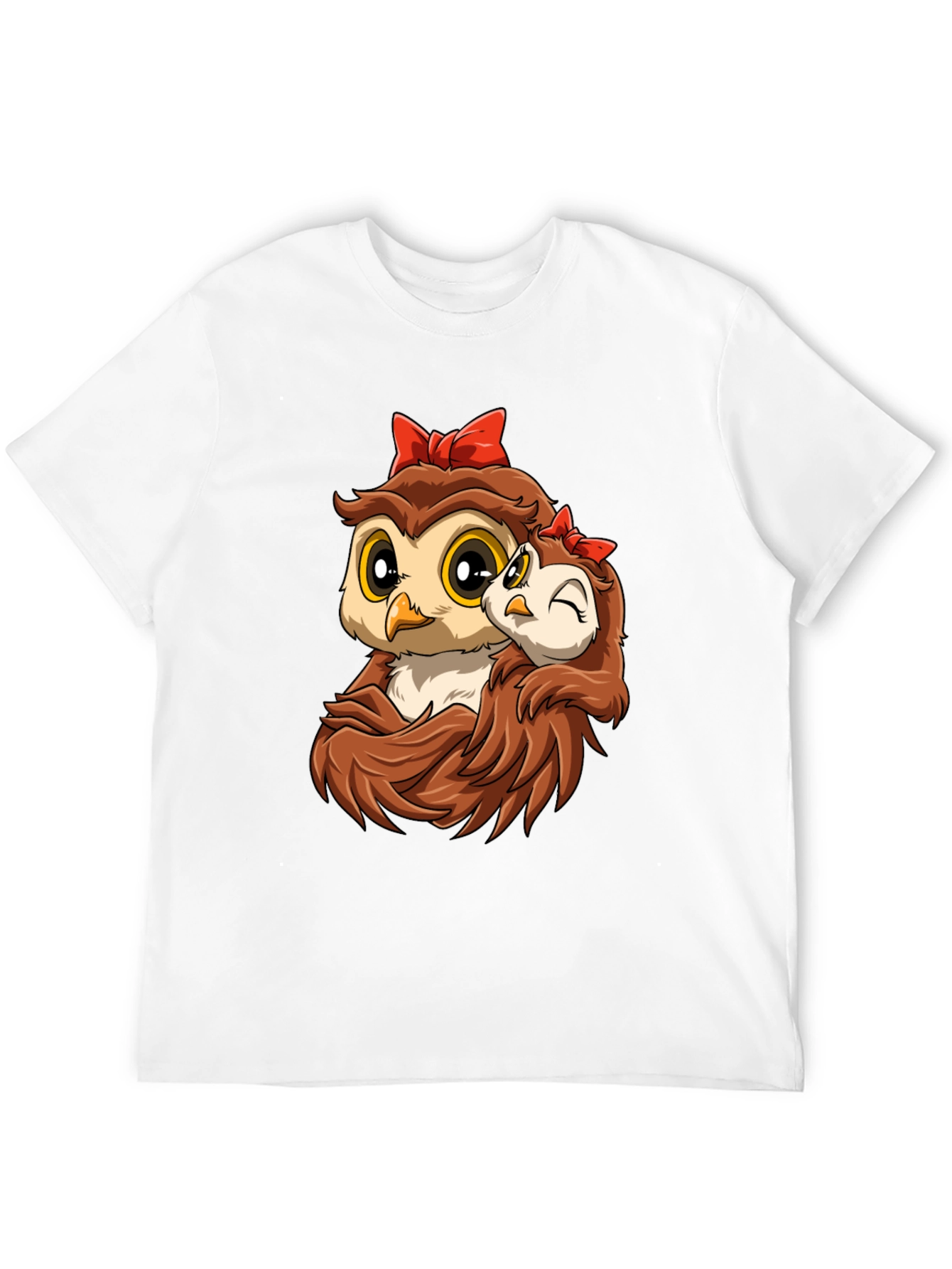 Owl Mama and Baby Graphic Tee