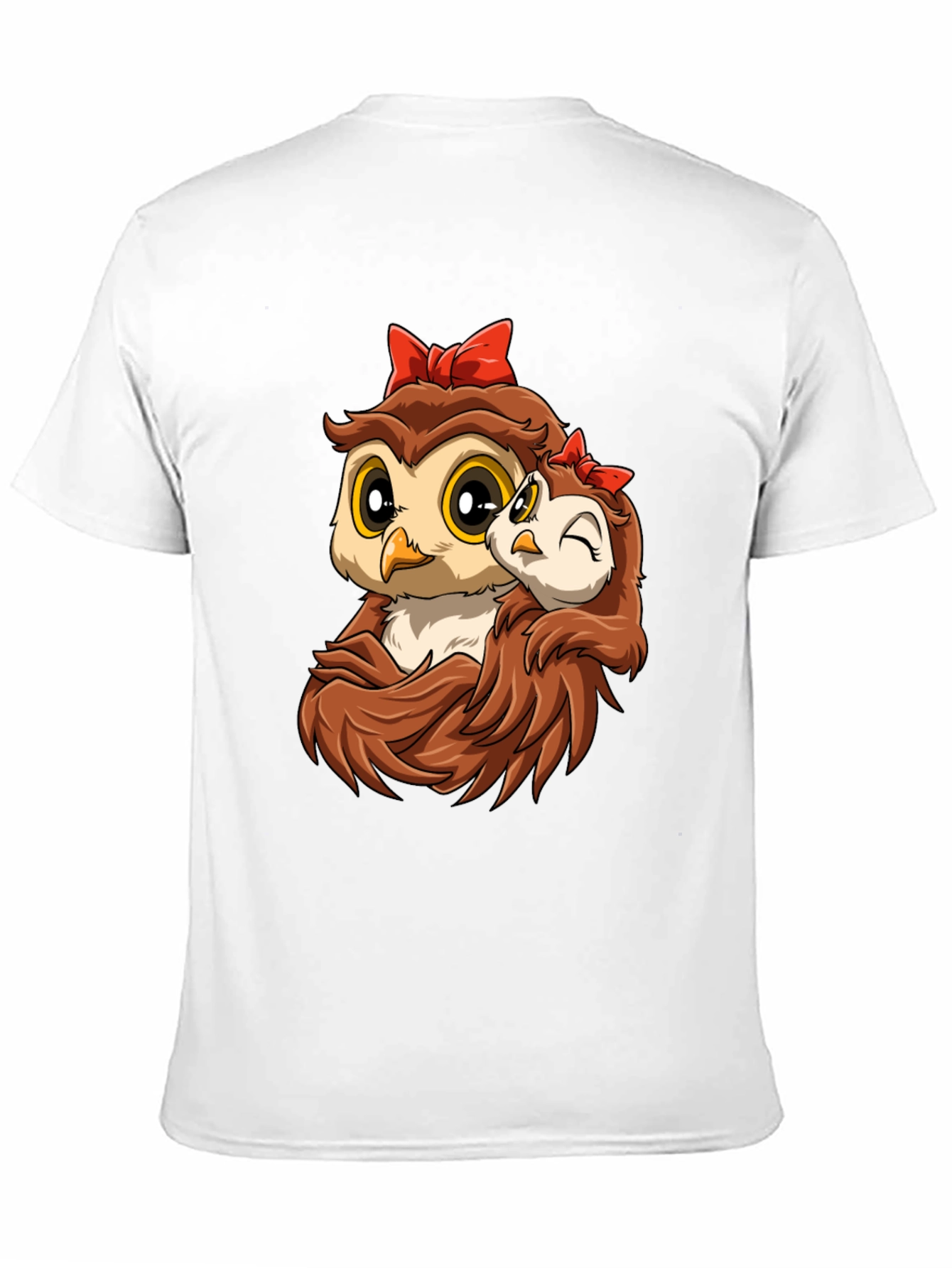 Owl Mama and Baby Graphic Tee