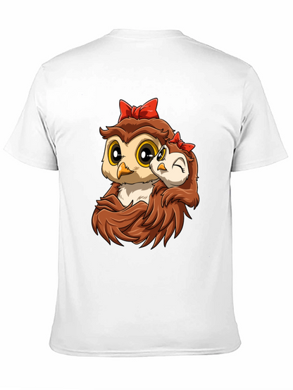 Owl Mama and Baby Graphic Tee