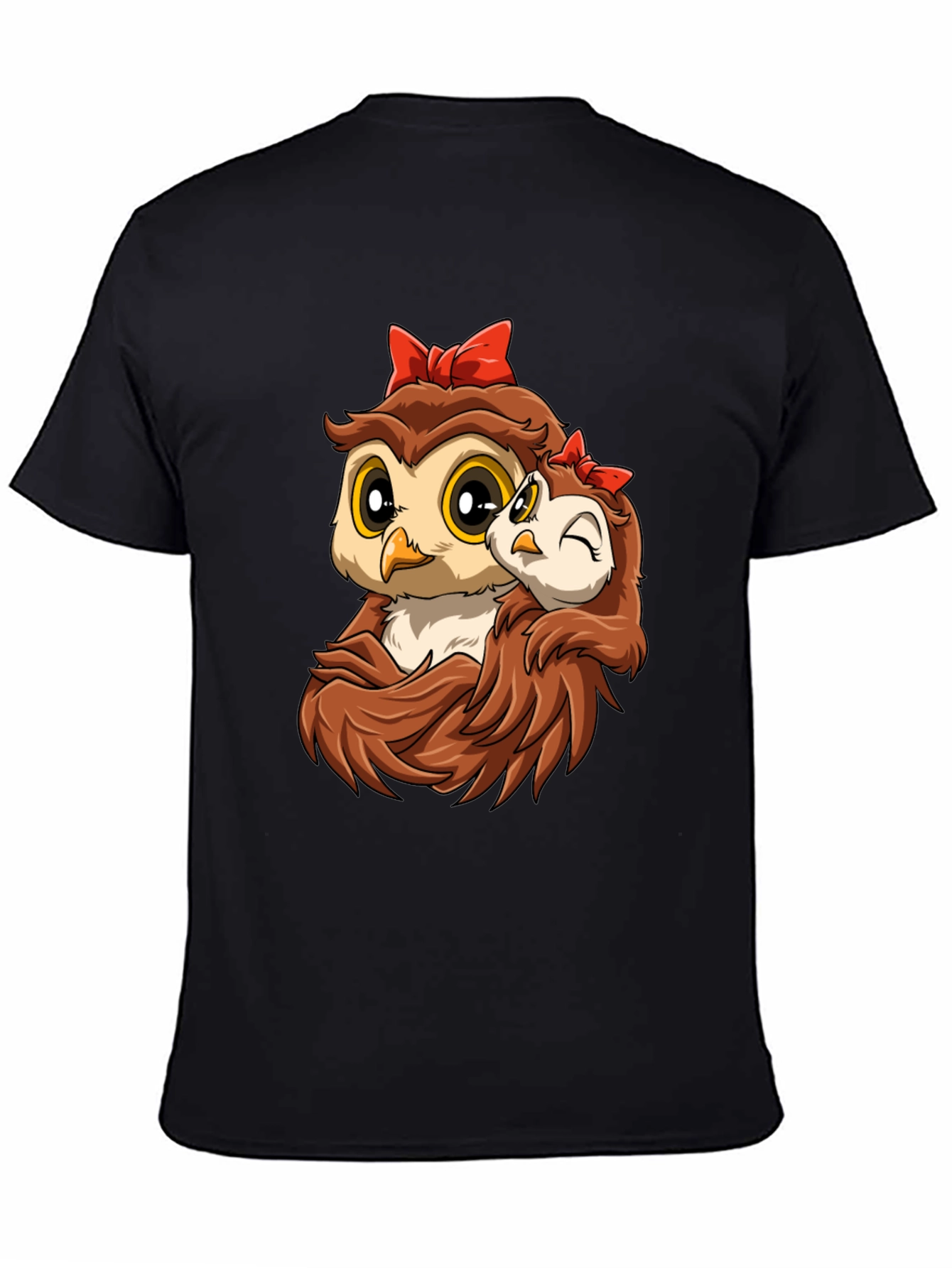 Owl Mama and Baby Graphic Tee