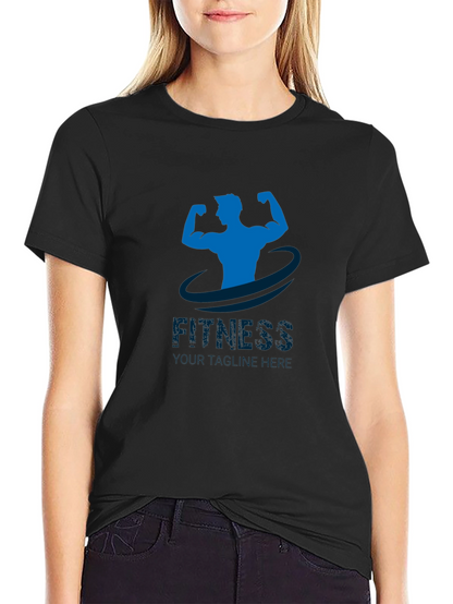 Mens Fitness Graphic T-Shirt - Black