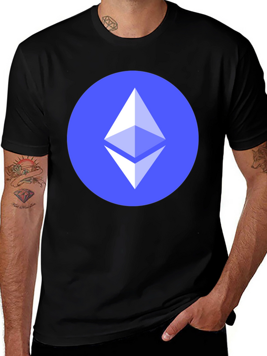 Ethereum Logo Graphic T-Shirt - Crypto Fashion