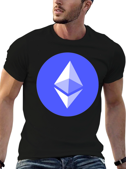 Ethereum Logo Graphic T-Shirt - Crypto Fashion