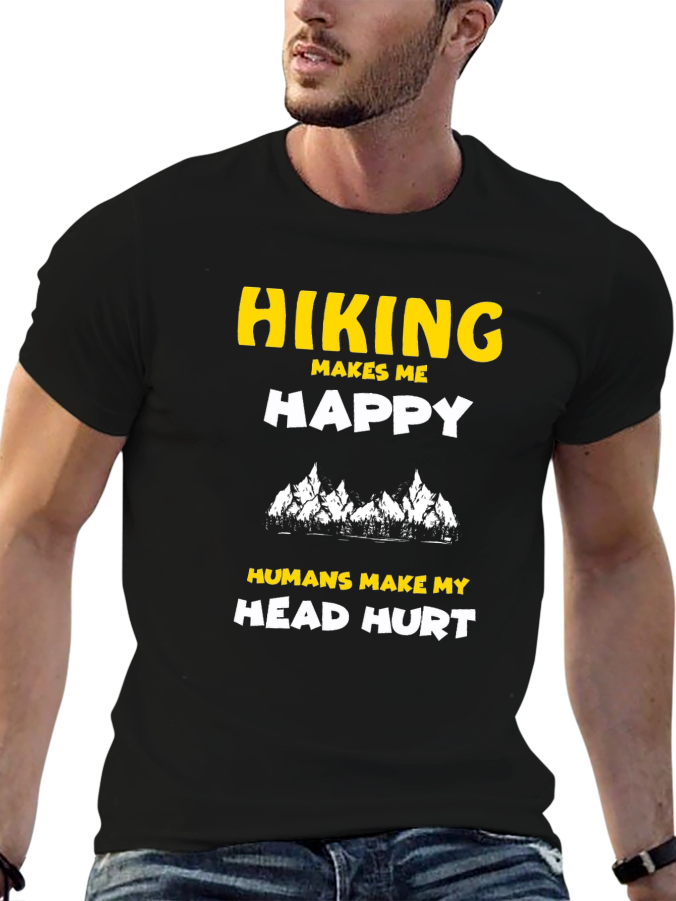 Hiking Makes Me Happy T-Shirt