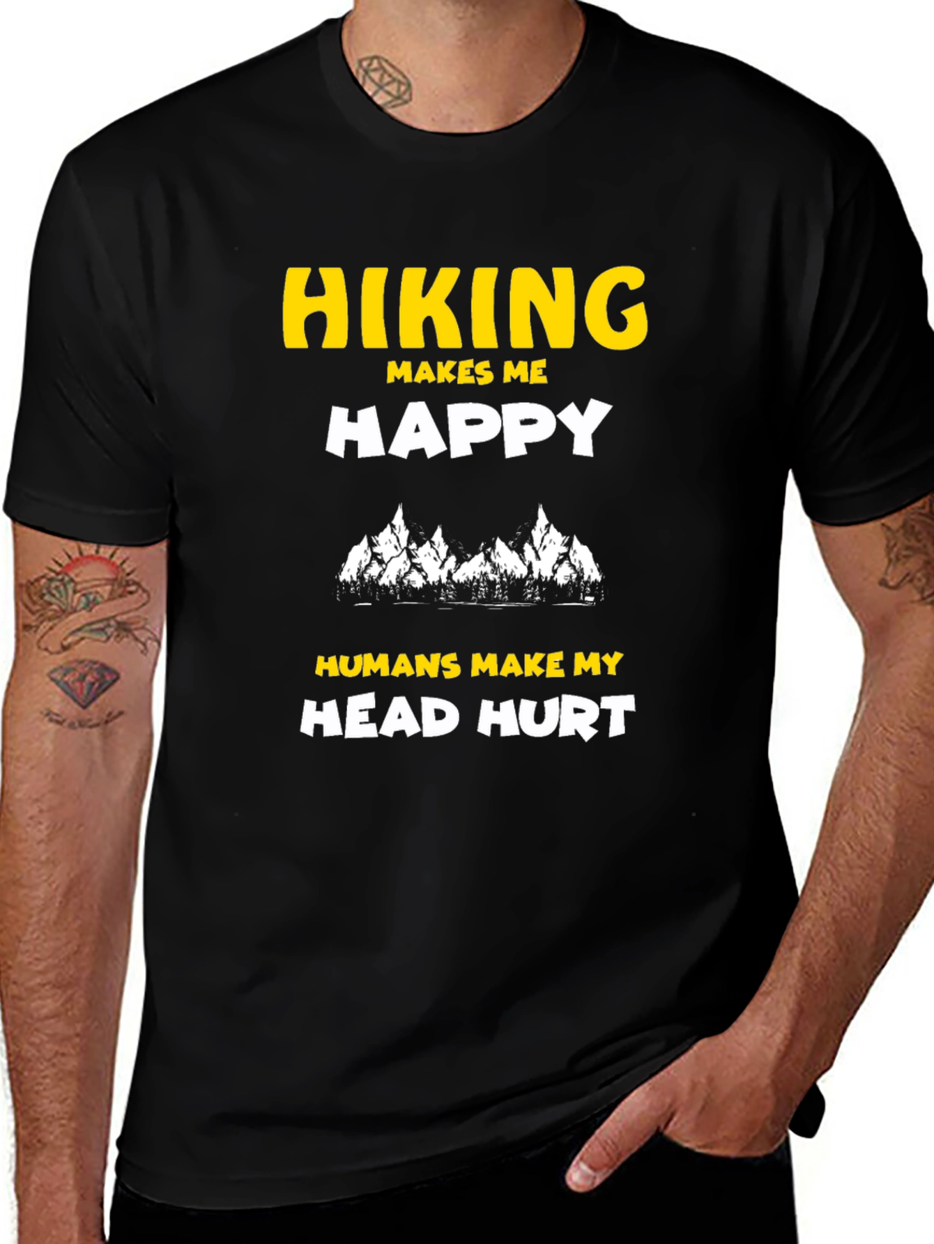 Hiking Makes Me Happy T-Shirt