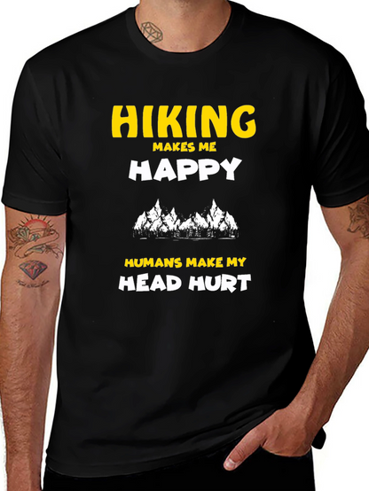 Hiking Makes Me Happy T-Shirt