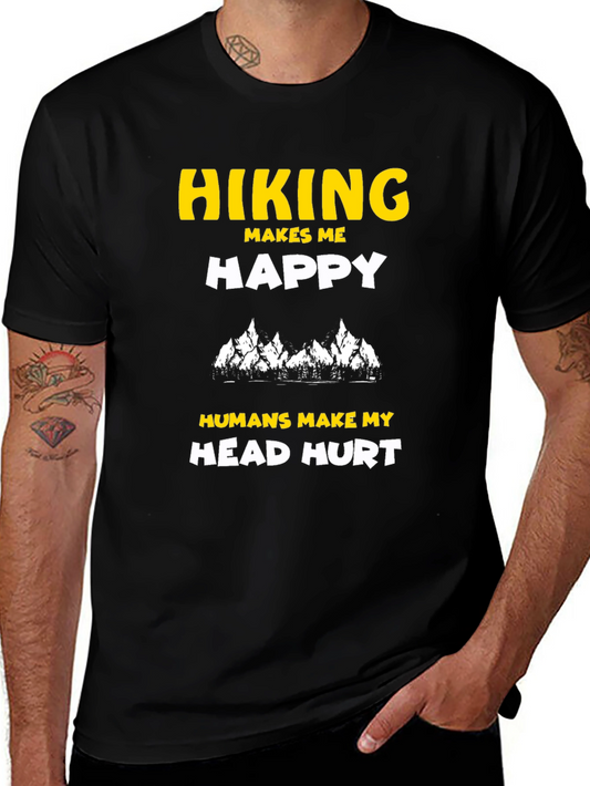 Hiking Makes Me Happy T-Shirt
