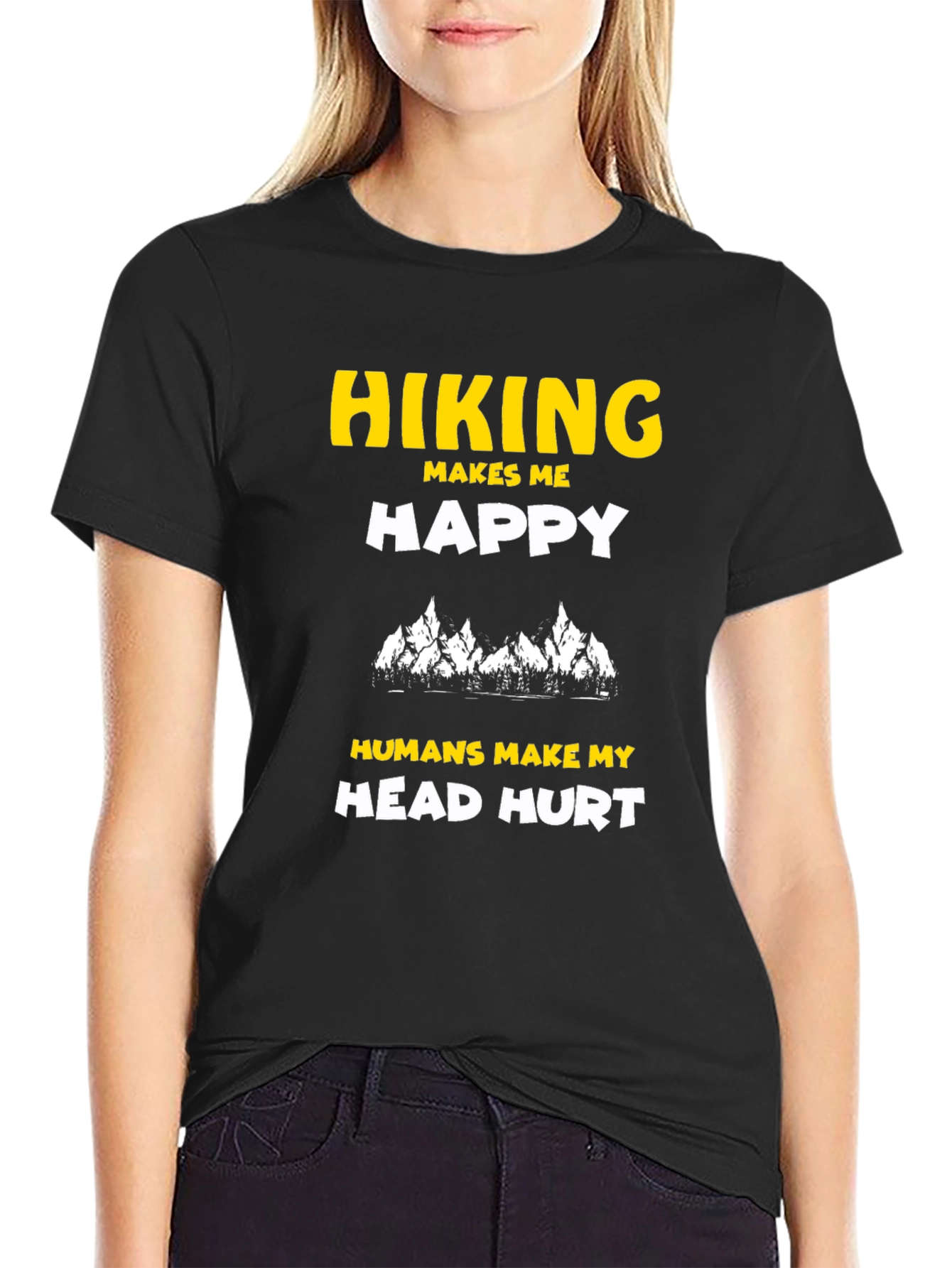 Hiking Makes Me Happy T-Shirt
