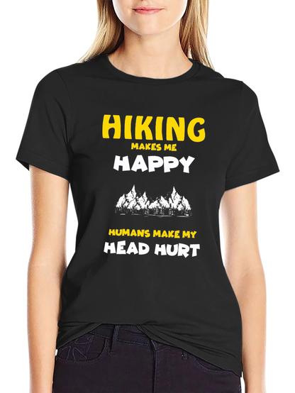 Hiking Makes Me Happy T-Shirt