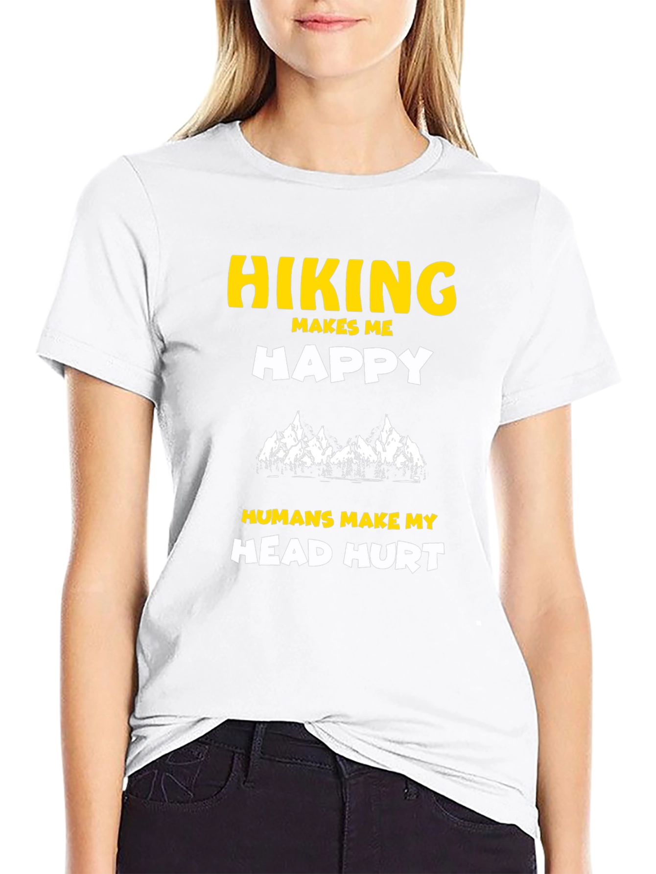 Hiking Makes Me Happy T-Shirt
