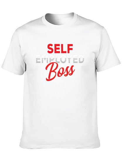 Self Employed Boss Graphic Tee - Black