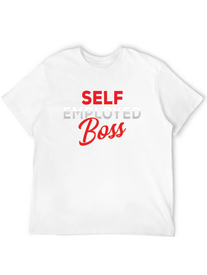 Self Employed Boss Graphic Tee - Black