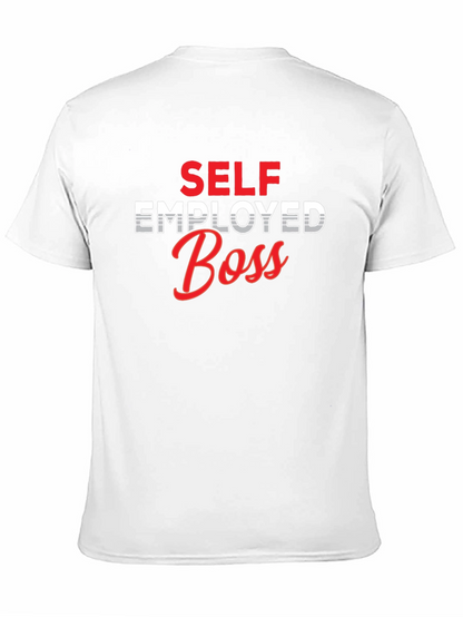 Self Employed Boss Graphic Tee - Black