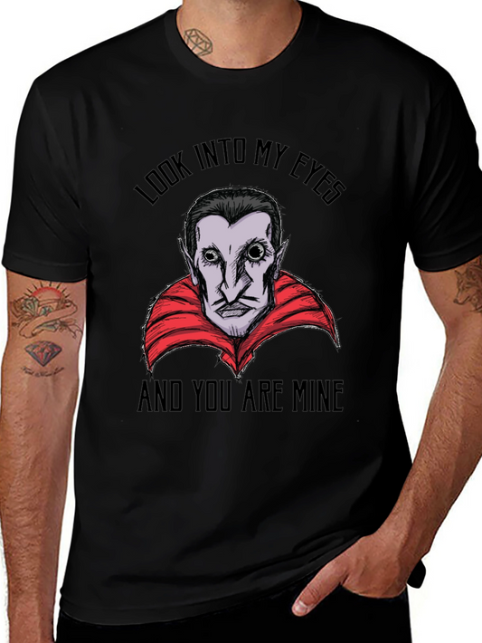 Vampire Graphic T-Shirt - Look Into My Eyes Tee