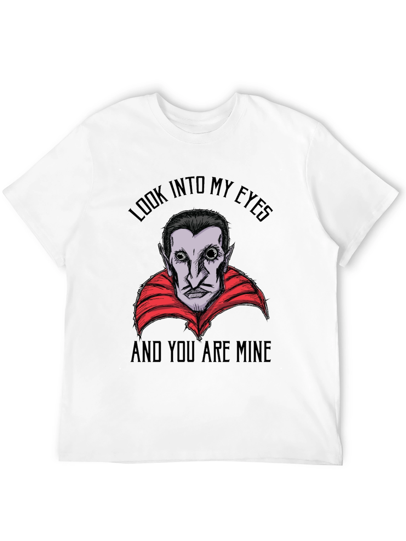 Vampire Graphic T-Shirt - Look Into My Eyes Tee