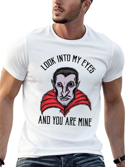 Vampire Graphic T-Shirt - Look Into My Eyes Tee