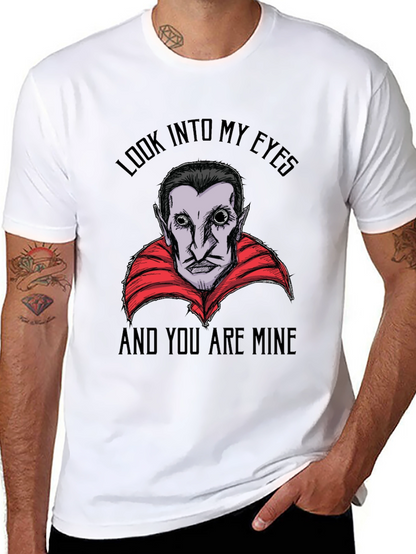 Vampire Graphic T-Shirt - Look Into My Eyes Tee