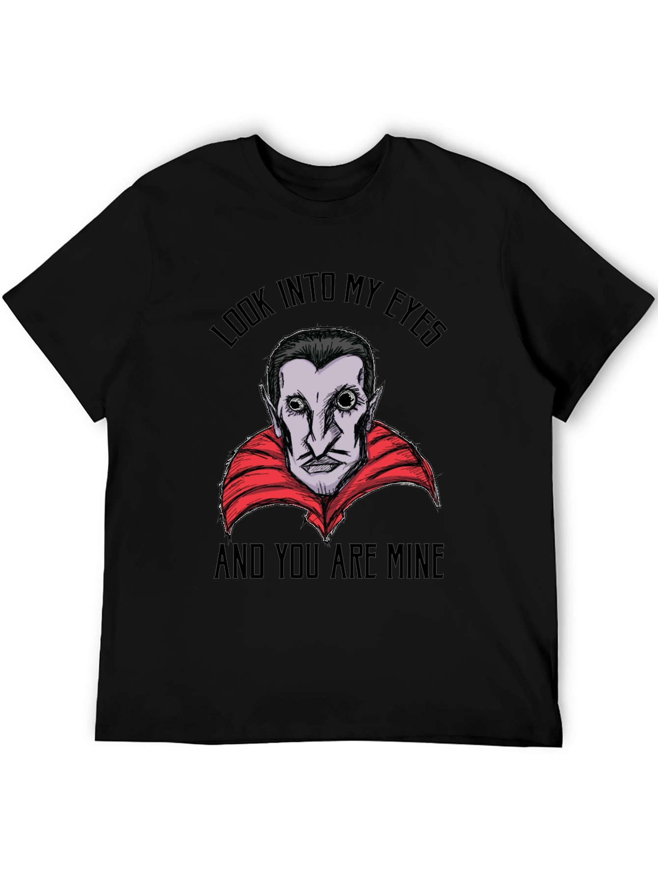 Vampire Graphic T-Shirt - Look Into My Eyes Tee
