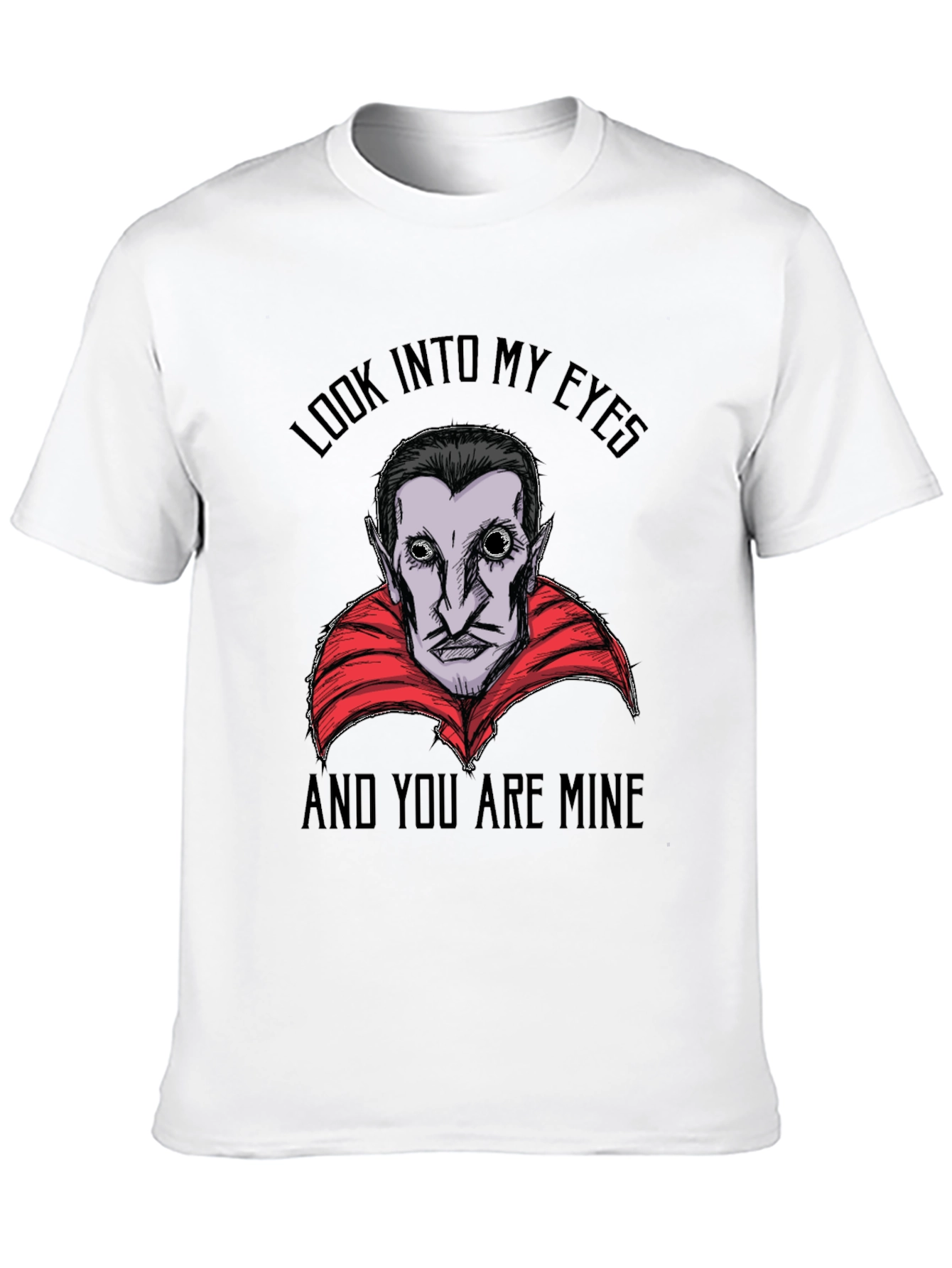 Vampire Graphic T-Shirt - Look Into My Eyes Tee