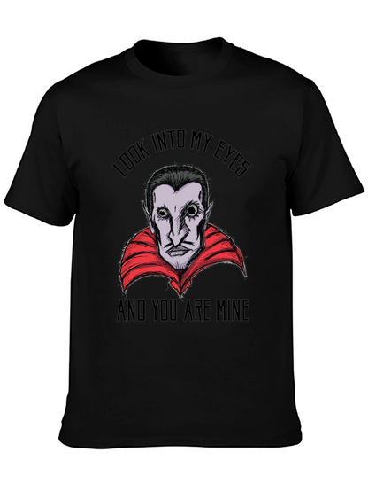 Vampire Graphic T-Shirt - Look Into My Eyes Tee