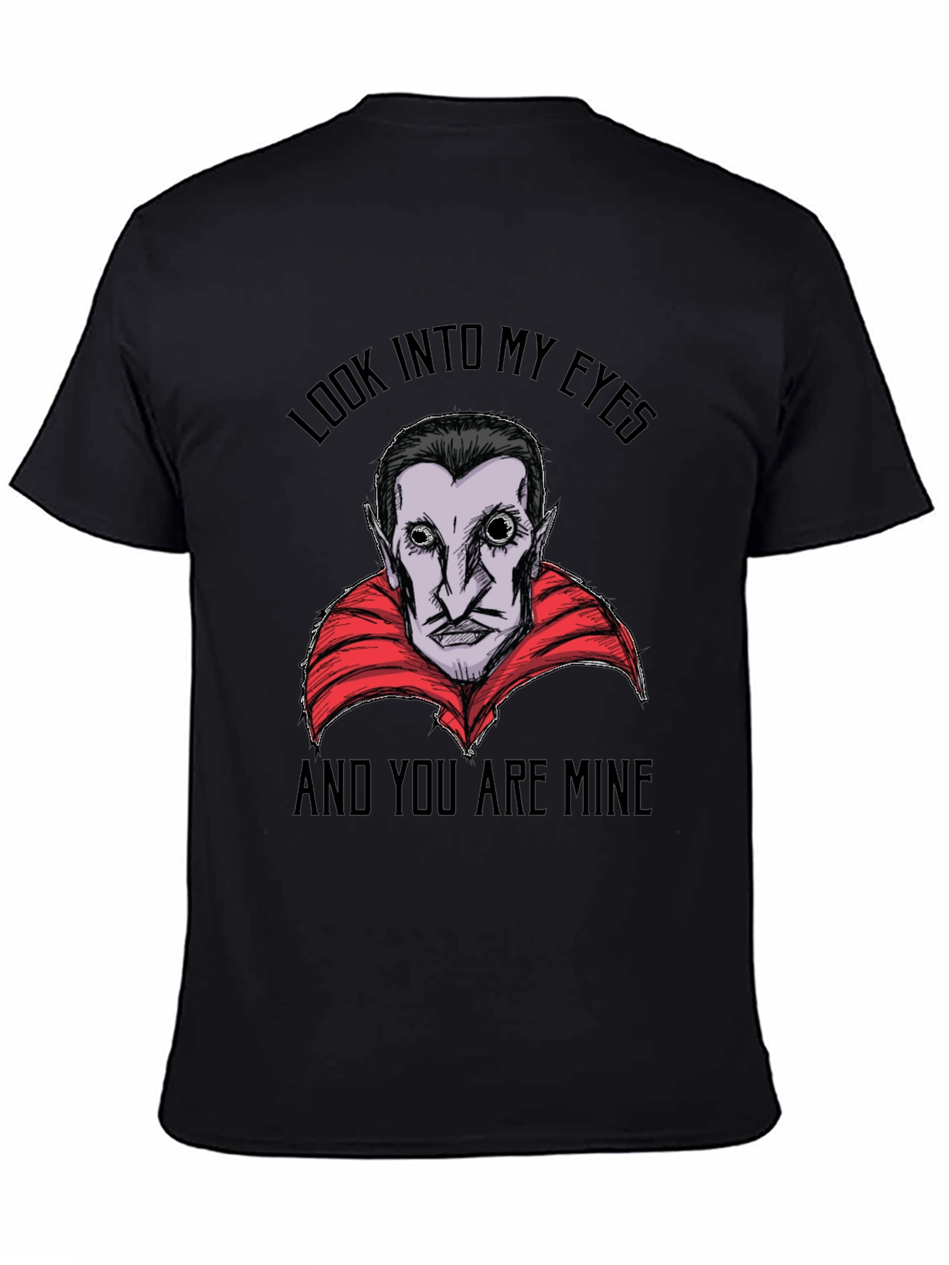 Vampire Graphic T-Shirt - Look Into My Eyes Tee