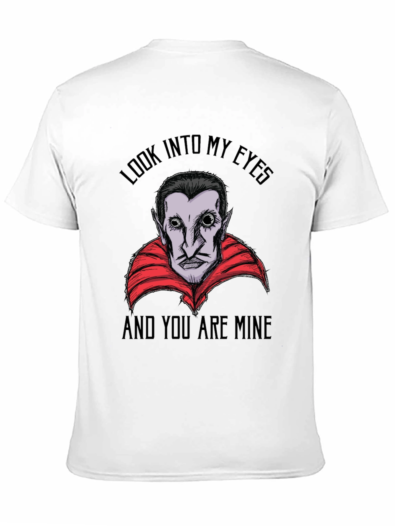 Vampire Graphic T-Shirt - Look Into My Eyes Tee