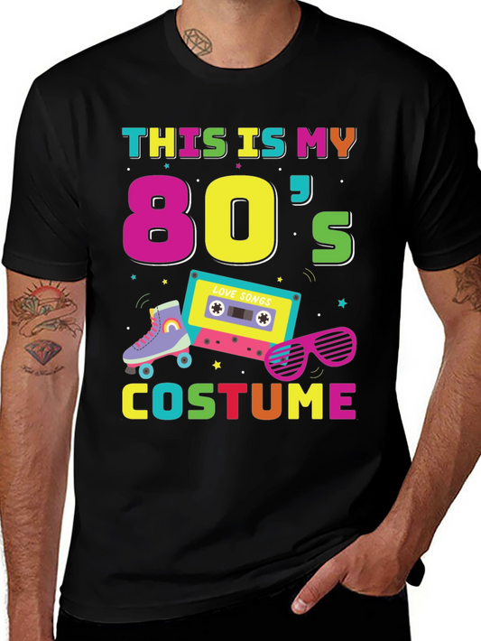 80s Costume T-Shirt - Retro Party Style