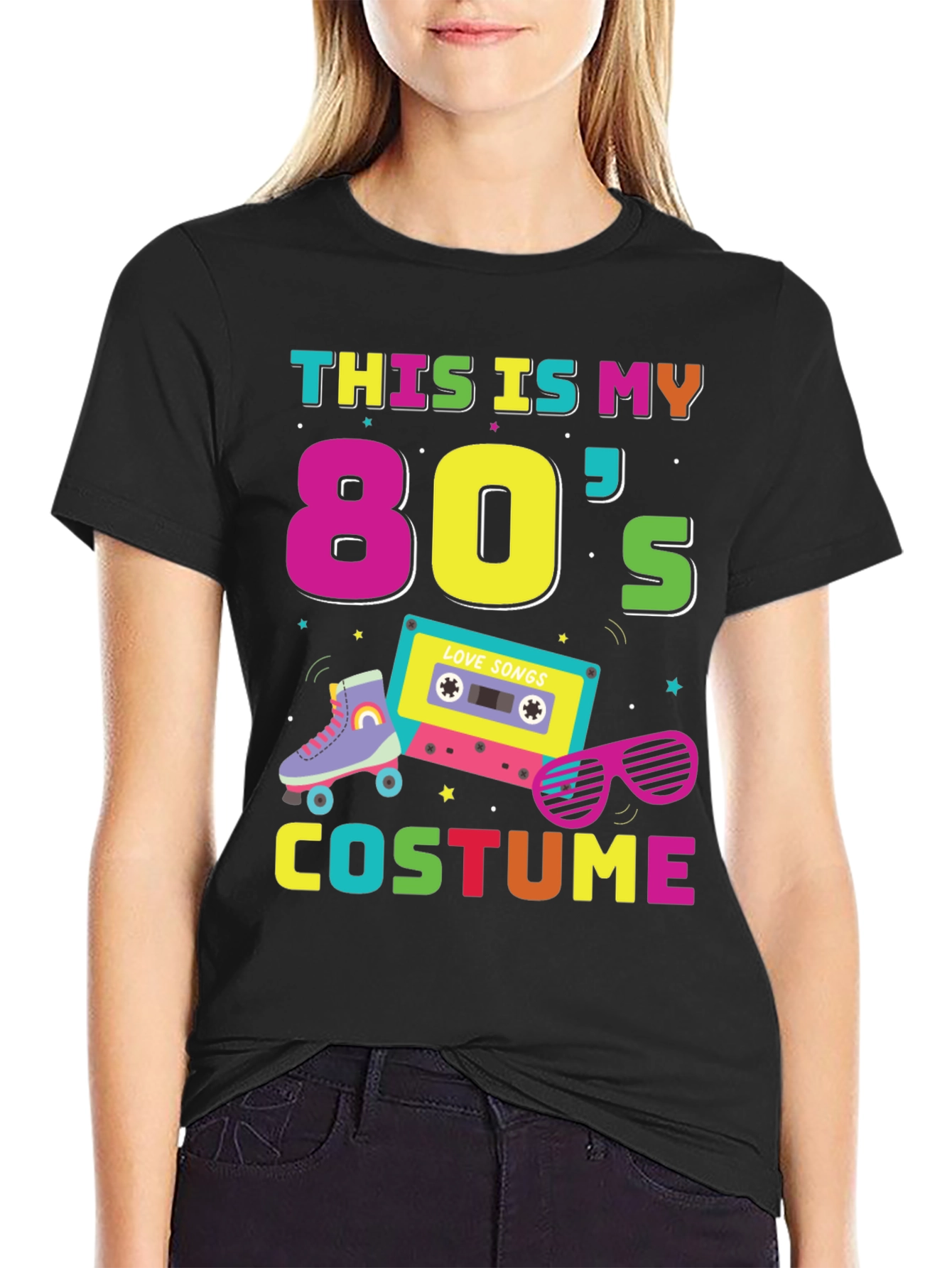 80s Costume T-Shirt - Retro Party Style