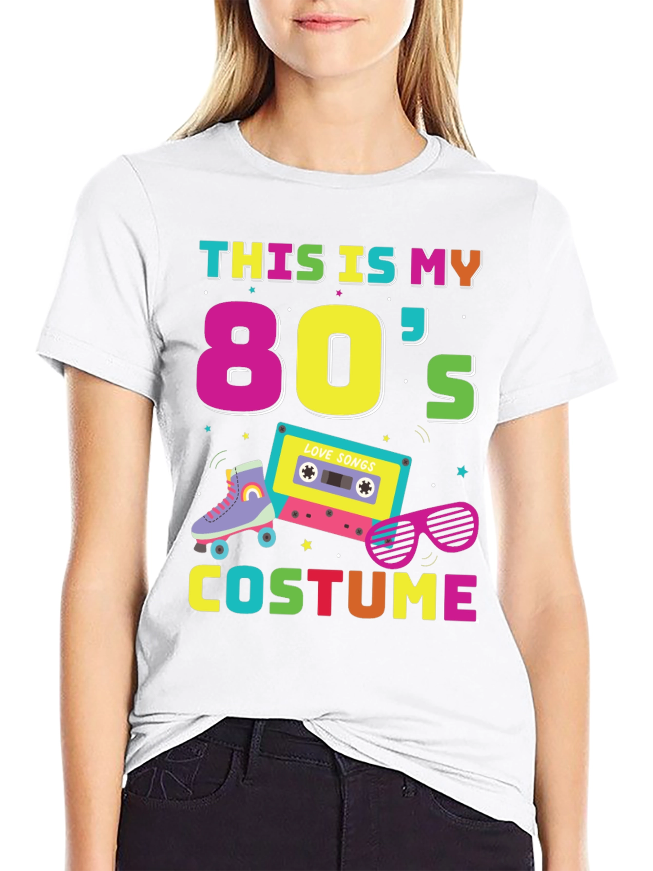 80s Costume T-Shirt - Retro Party Style